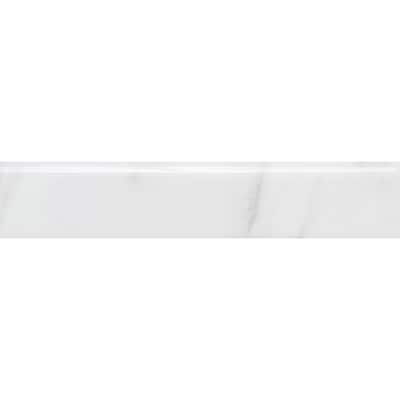 Minerva 2x10 Grey Polished Ceramic Bullnose Tile Trim