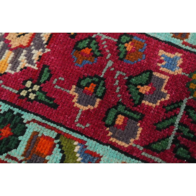 Hand Knotted Oriental 100% Wool Carpet Traditional Floral Greys & Charcoal Tabriz Area Rug - 6' 2'' X 5' 1''