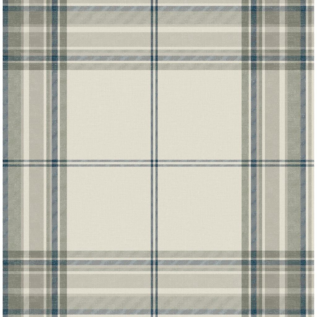A-Street Prints Westley Moss Plaid Wallpaper