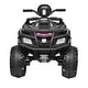 preview thumbnail 24 of 93, Powerful 24V Electric ATV for Big Kids, 2-Seater 4WD 4 Wheeler with LED Lights, Shock Absorbers & Bluetooth Music