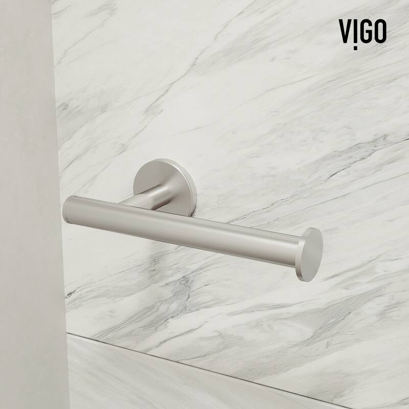 VIGO Elan 3-Piece Bathroom Hardware Accessory Set with 24 in. Towel Bar, Toilet Paper Holder, Hand Towel Holder