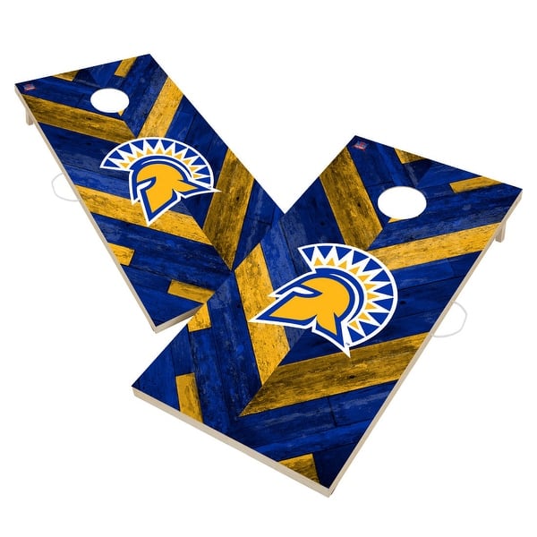 slide 2 of 6, San Jose State University Spartans Cornhole Board Set 16 Years and Up
