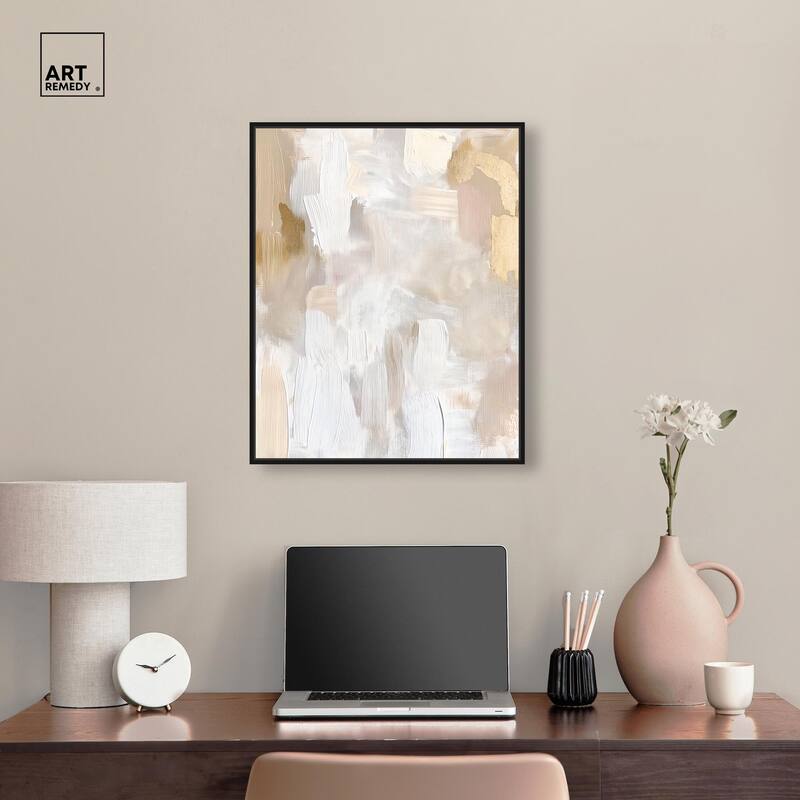Beige and Cream II Canvas by Art Remedy