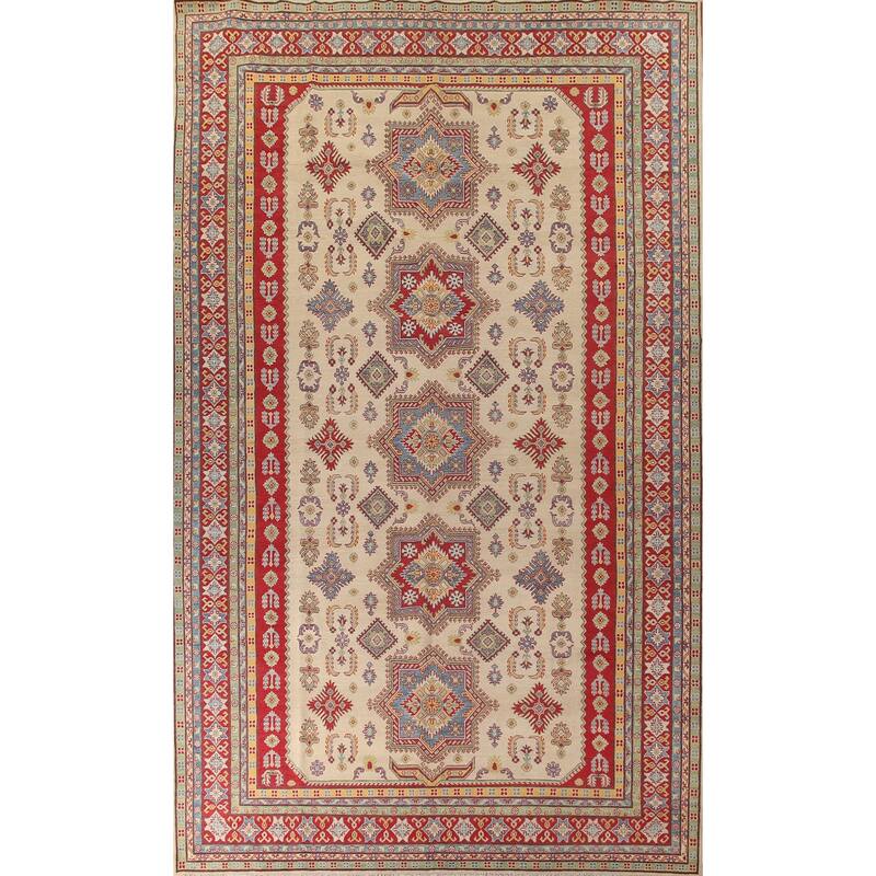 Kazak Oriental Large Area Rug Handmade Wool Carpet - 9'10" x 16'3"