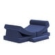 preview thumbnail 75 of 75, Soft Foam Modular Kids Play Couch with 6 Sectional Sofa Pieces - 27.5"D x 56"W x 17.25"H