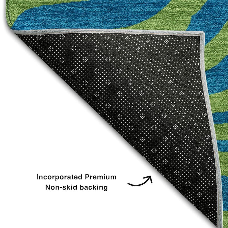 Premium Washable Super Soft Modern Zebra Print Mayfield Rug