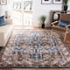 SAFAVIEH Bijar Celie Traditional Distressed Oriental Area Rug - 11' x 15' - Royal/Ivory