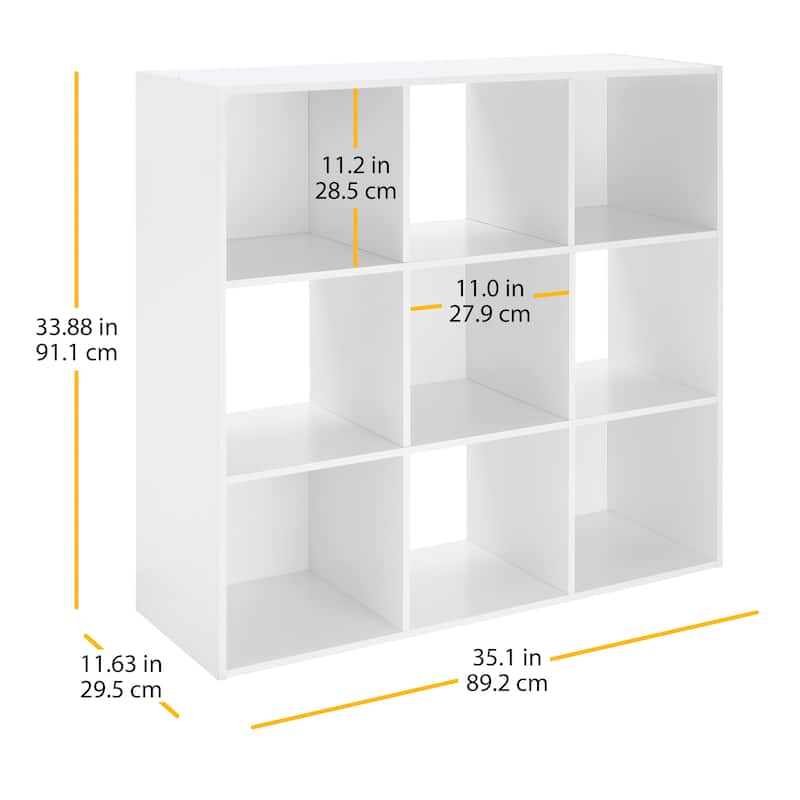 6-Section Cube Organizer-White
