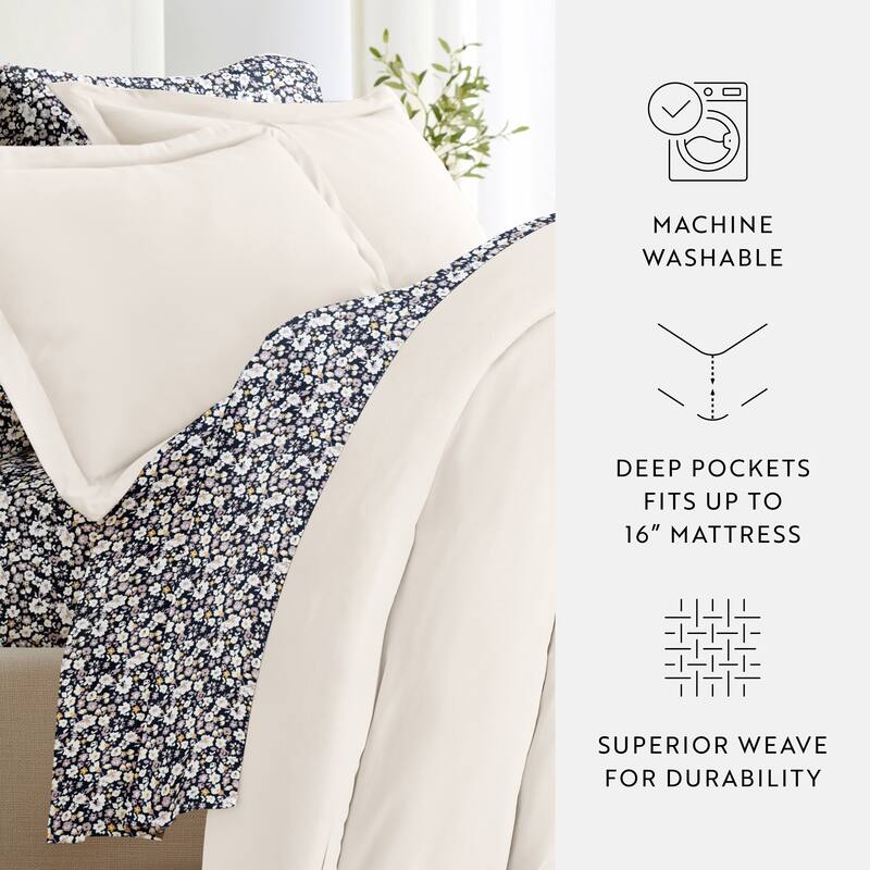 8pc Solid Duvet Bundle