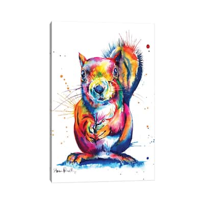 iCanvas "Squirrel" by Weekday Best Canvas Print