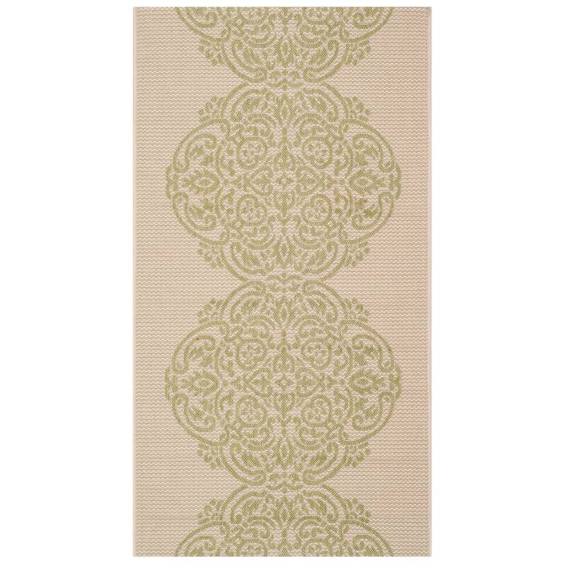 Martha Stewart by SAFAVIEH Topiary Signet Indoor/ Outdoor Waterproof Rug