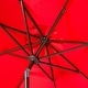 preview thumbnail 8 of 8, SAFAVIEH Outdoor Living Zimmerman 11Ft Round Market Umbrella Red