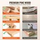 preview thumbnail 5 of 8, Natural Pine Wood Sensory Table with Storage Bins for Kids - 32.1” L x 23.6” W x 19.9” H