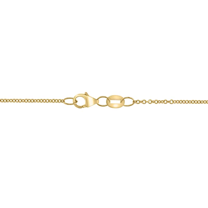 EFFY 14K Gold Diamond Lapis Lazuli Heart Pendant Necklace