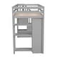 preview thumbnail 39 of 40, Multifunctional Design Loft Bed with Storage Stairs and Shelves, Efficient space, Twin Size