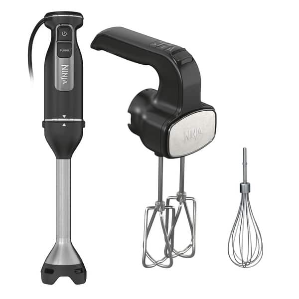 slide 2 of 6, Foodi Power Mixer System, Black Immersion Blender and Hand-Mixer Combo, CI100