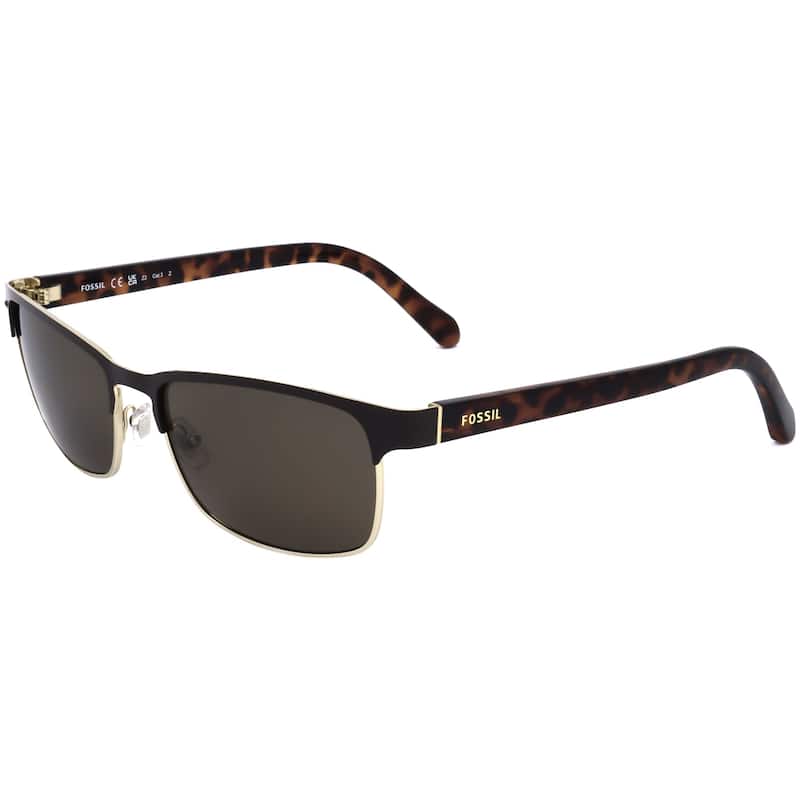 Fossil Men's 57mm Brown Polarized Sunglasses FOS3000-P-S-09Q-57