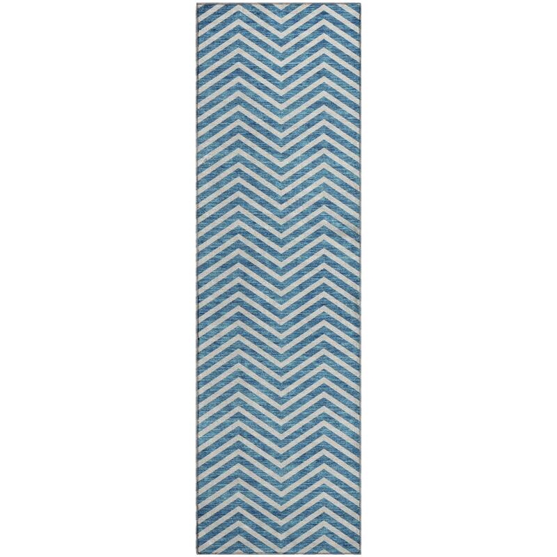 Premium Washable Super Soft Modern Chevron Mayfield Rug