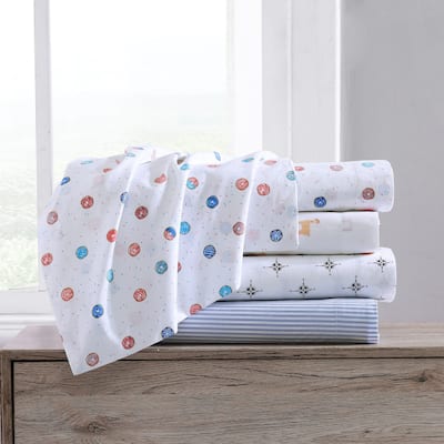 Poppy & Fritz Kids Printed Percale Cotton Sheet Sets
