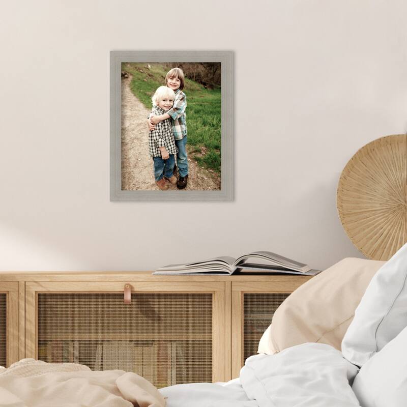 Woodgrain Stripe Blonde Framed Picture Frame, Photo Frame
