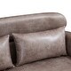 preview thumbnail 34 of 36, Loveseat, Lounge Sofa, Double Seat Removable Headrest with 2 Pillows