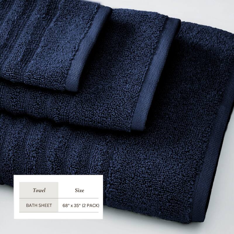 Linery & Co. Combed Cotton Bath Towel Set