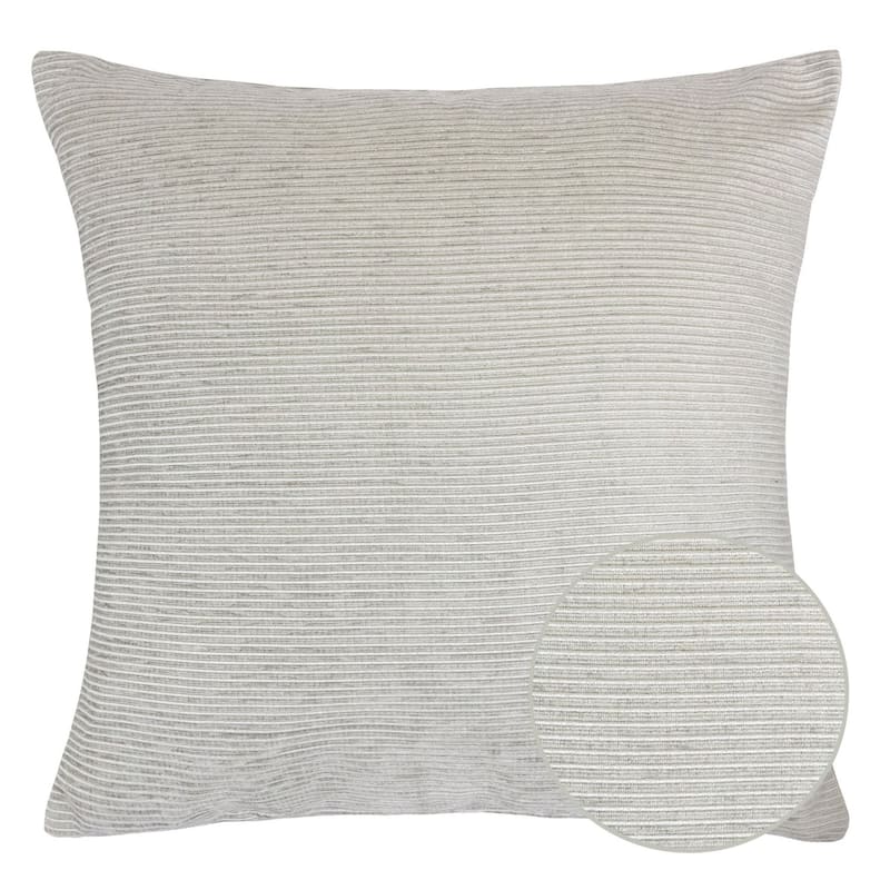 Solid Soft Touch Decor Sofa Pillow 18"x18" - Set of 2 Grey - Polyester - Accent