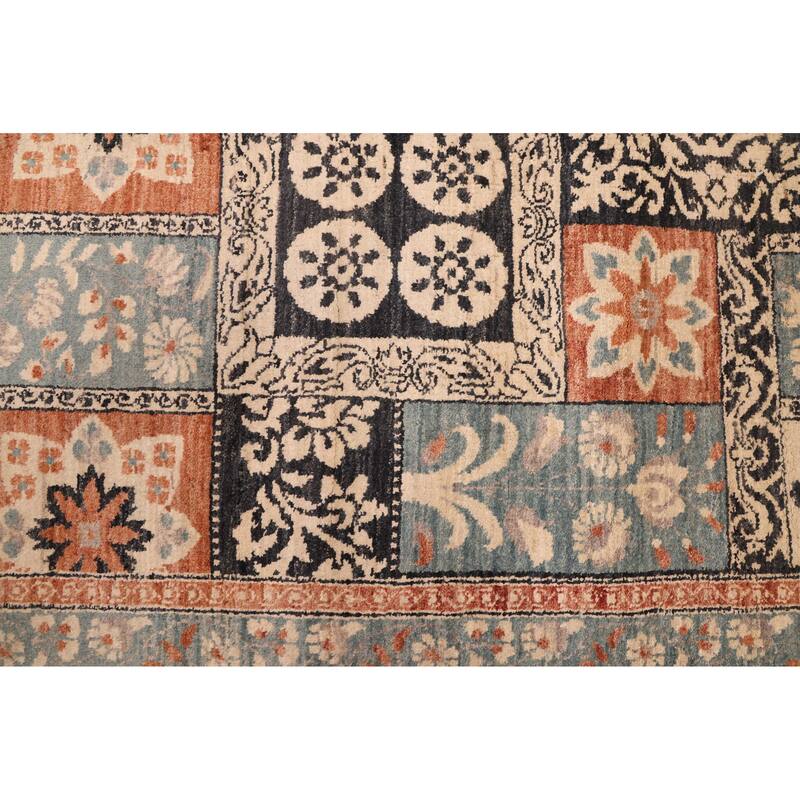 ECARPETGALLERY Hand-knotted Lahore Finest Collection Black, Copper Wool Rug - 9'1 x 11'9