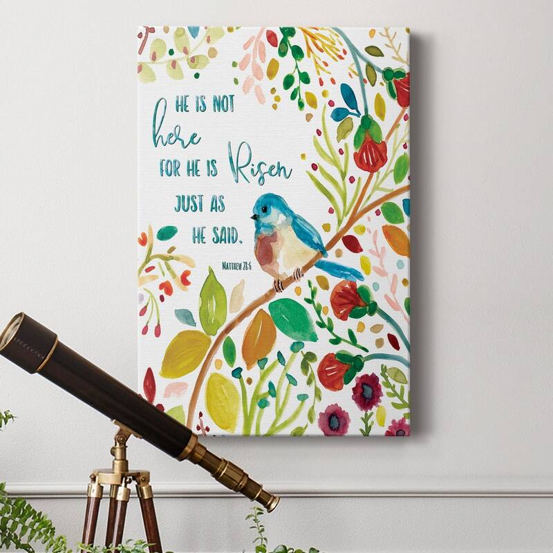 He is Risen Premium Gallery Wrapped Canvas - Ready to Hang