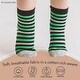 preview thumbnail 4 of 4, CozyWay CozyWay Ankle Style Socks with Grippers, 12 Pack, Solid Black, 1-3 Years, Unisex