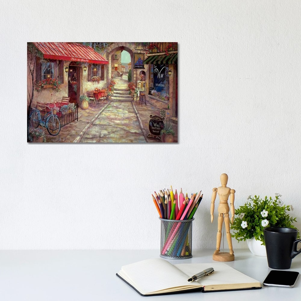 iCanvas "Bar Du Marche" by Ruane Manning Canvas Print