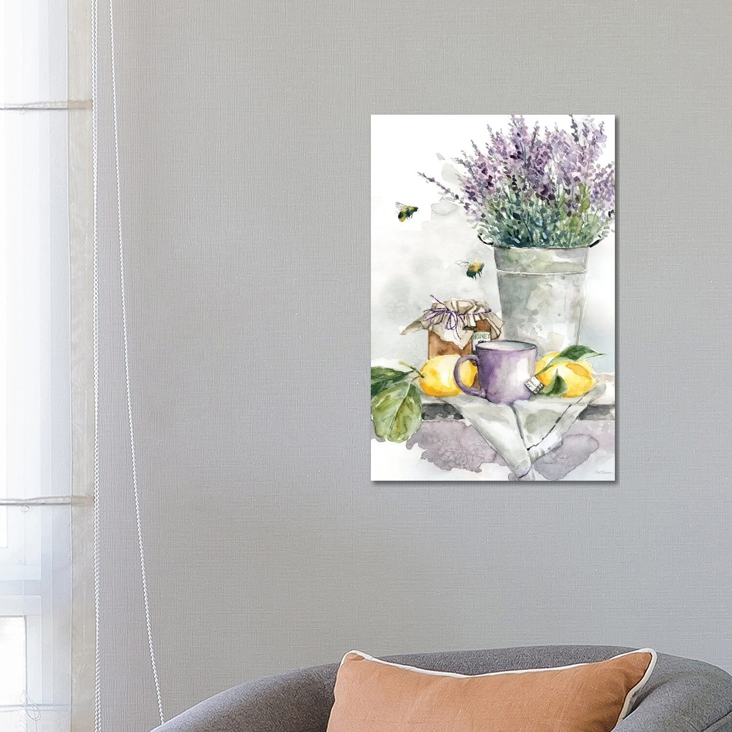 iCanvas "Lavender Lemon and Honey Tea" by Carol Robinson Canvas Print