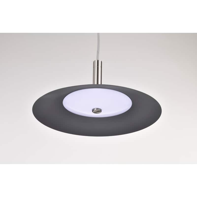 Corrine 14 Inch LED Pendant Brushed Nickel 3K/4K/5K CCT Selectable - Brushed Nickel