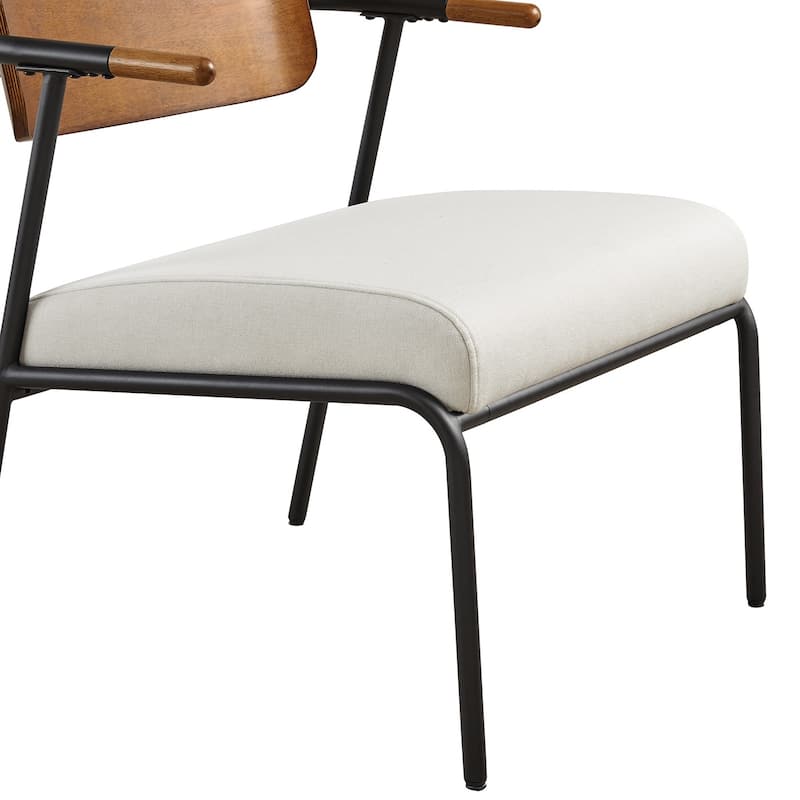 Kelvin 25" Mixed Material Accent Arm Chair