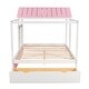 preview thumbnail 8 of 7, Full Size House Bed Modern Wood Canopy Bed with Roof, Window and Large Drawer