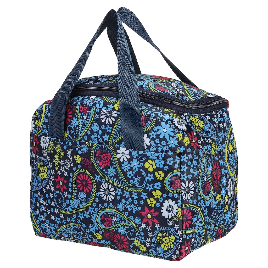 Insulated Lunch Bags, 9"x6"x7" Thermal Lunch Portable Containers Bag - Dark Blue