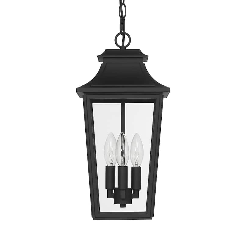 Hunter Spring Cove Outdoor 3 Light 17 Inch Pendant - Traditional - Entryways, Porches, or Outdoor Gathering Spaces