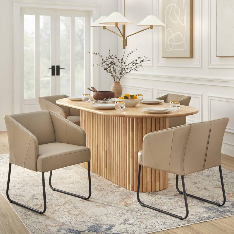 Lifestorey Layton Leather Dining Chair