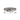 Transitional 3-Light Black And Chrome Metal Flush Mount