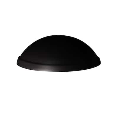 Justice Design Group Ambiance Rimmed Quarter Sphere Outdoor Downlight Wall Sconce