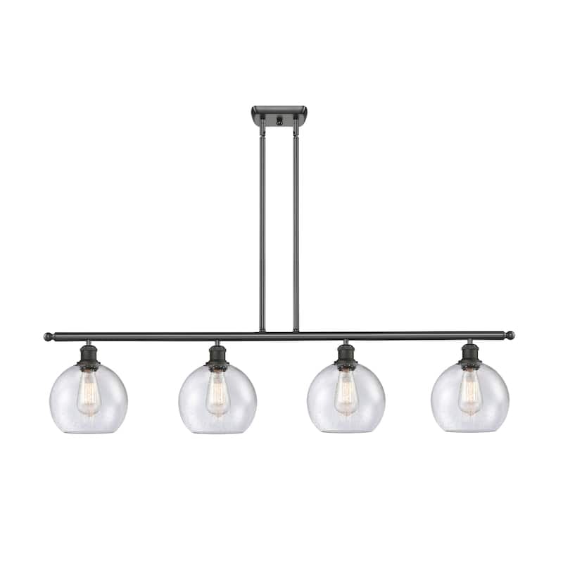 Innovations Lighting 516-4I-10-48 Athens Linear Athens 4 Light 48" - Oil Rubbed Bronze / Seedy