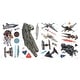 preview thumbnail 2 of 2, White & Grey & Black Star Wars Episode Ix Galactic Ships Wall Decals by RoomMates