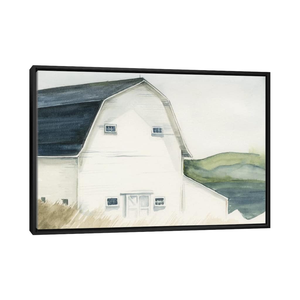 iCanvas "Watercolor Barn IV" by Jennifer Paxton Parker Framed Canvas Print