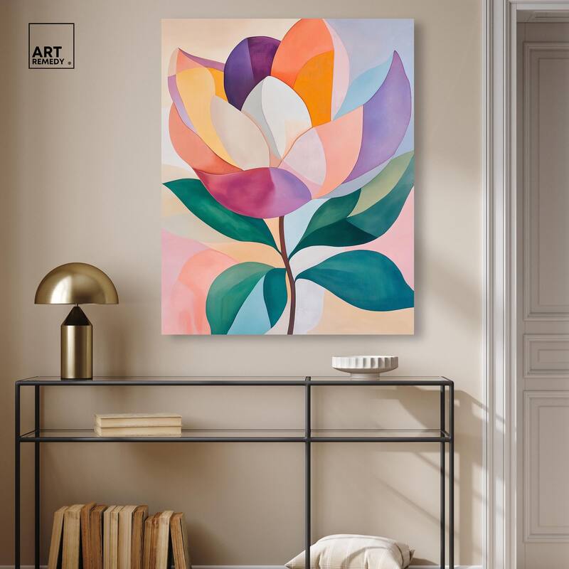 Magnolia in Color II Canvas by Art Remedy, Gallery Wrapped