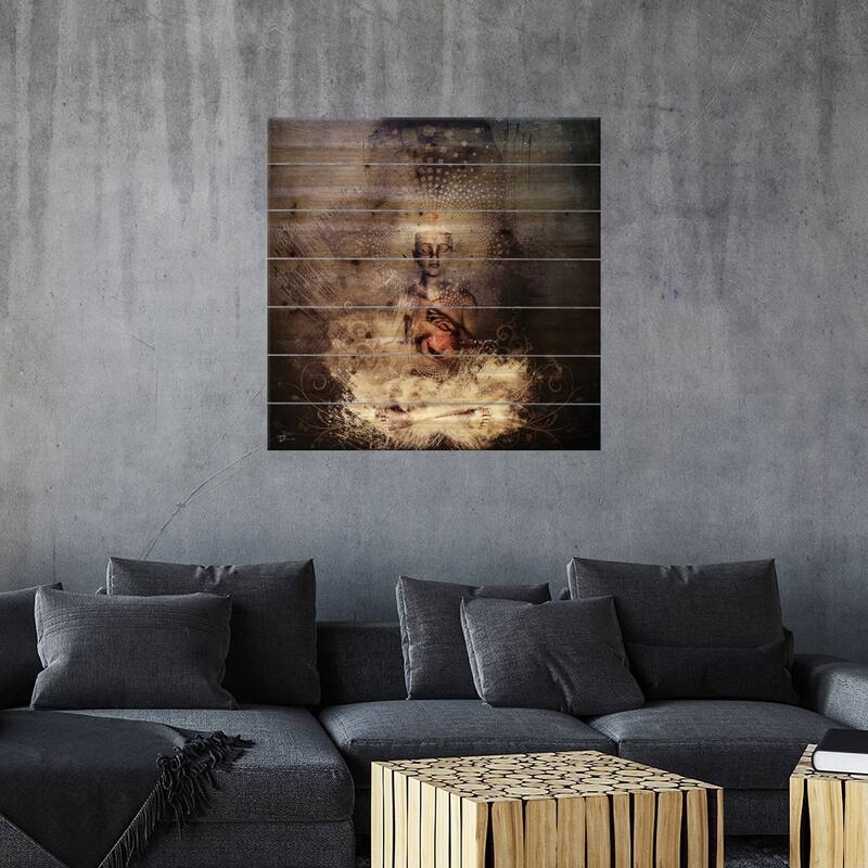 Forever Can Be Print On Wood by Cameron Gray - Multi-Color