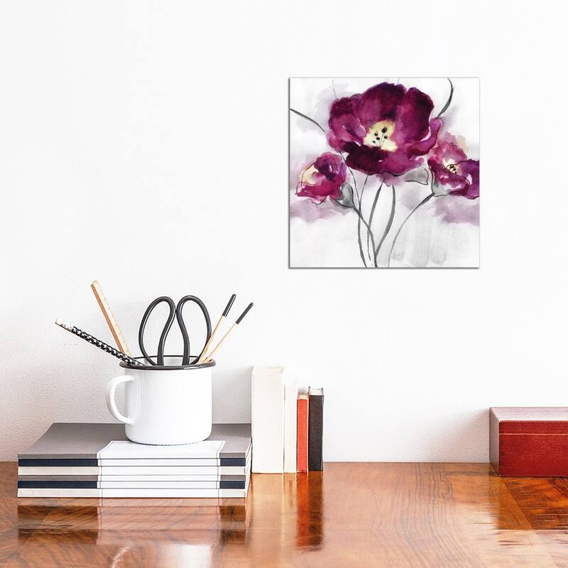 iCanvas "My Magenta I" by Nan Canvas Print - 12x12x0.75