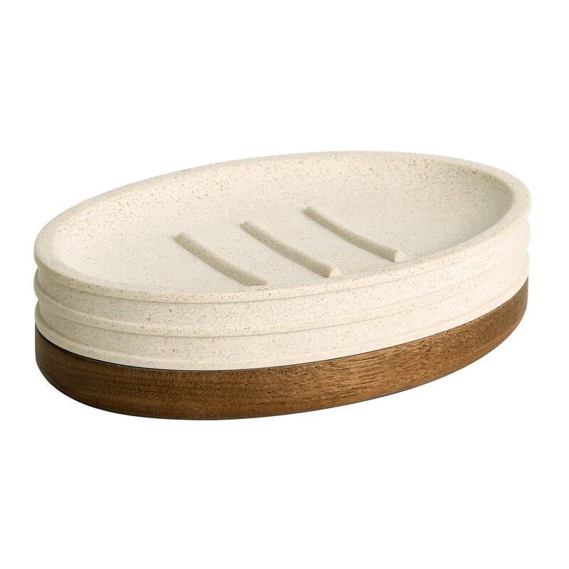 Marson Soap Dish - Natrual - 5.82" x 3.66" x 1.33"