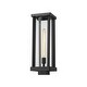 preview thumbnail 1 of 4, Glenwood 1 Light Outdoor Post Mount Fixture - Black