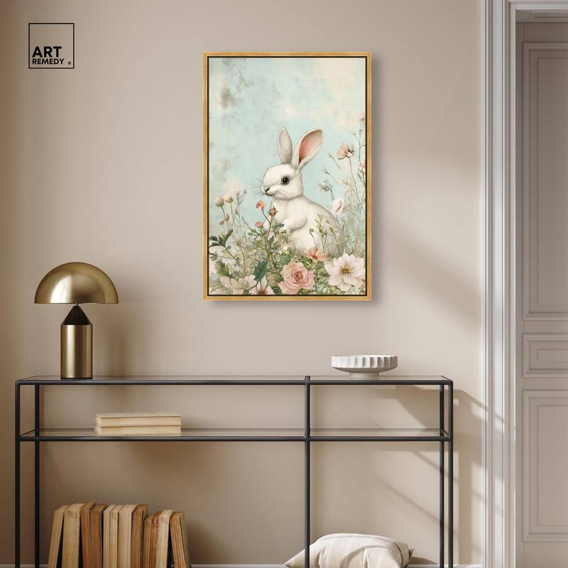 Easter Bunny Canvas by Art Remedy
