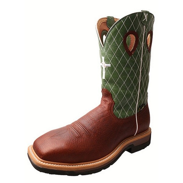 twisted x black lite cowboy work boots